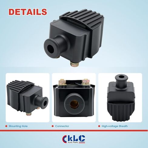 مجموعة KLC مكونة من قطعتين من ملف الإشعال 339-7370A13 339-832757A4 339-832757B4 18-5186 مناسب للمركبات الخارجية ميركوري مارينر 25HP 40HP 60HP 75HP 90HP 100HP 115HP 125HP 140HP، Chrysler Force 40 حصان 50 حصان 70 حصان 120 حصان in Kuwait
