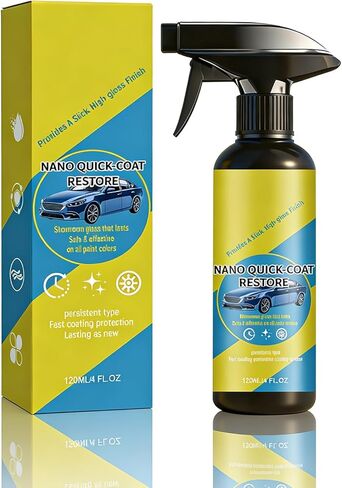 Nano Quick Coat Restore Coating Spray, 2026 New Advanced Quick Effect Coating Agent for Car, Nano Spray for Cars Dust Proof and Glazing Effects Long-Lasting Car Showroom Gloss in Saudi Arabia