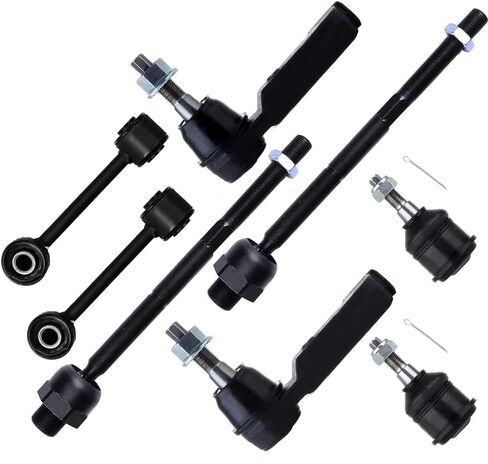 8pc Steering Parts Suspension Kit Sway Bar & Ball Joint for Jeep for Liberty 2002-2005 in Saudi Arabia