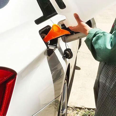 Oil Funnel for Automotive Use, Plastic Oil Change Funnels Set Large Flexible Fuel Funnel with Long Hose and Filter Bendable Wide Mouth for Car Motorcycle Boat Bottle Water Gasoline (7PCS) in Saudi Arabia
