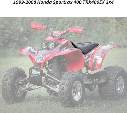 غطاء مقعد أسود غير قابل للانزلاق أضلاع لسيارة Honda Sportrax 400 TRX400EX 2x4 1999-2008 in Kuwait
