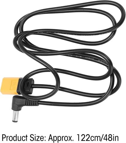 Power Cable for FPV Goggles,122cm/48in with DC Interface Copper Power Cord,High Strength Wear- Power Cable in Kuwait