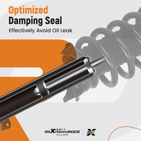 قطعتان من دعامات الصدمات الأمامية من maxpeedingrods لسيارة Acura TL FWD 2009-2014، 272694 272693، دعامات كاملة ممتصة للصدمات مع مجموعة زنبركية ملفوفة in Kuwait