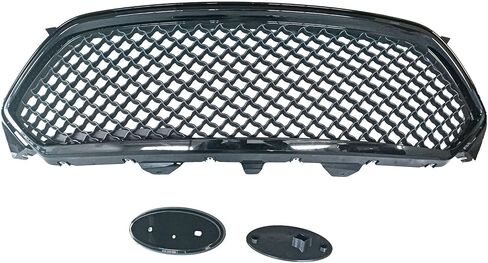شبكة أمامية علوية لامعة من PartsFlow باللون الأسود تناسب 2013 2014 2015 2016 2017 2018 2019 Ford Taurus in Kuwait