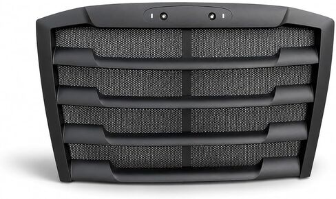 Black Hood Grille Compatible with Freightliner Cascadia 2018-2024 w/Emblem & Bug Screen in Saudi Arabia