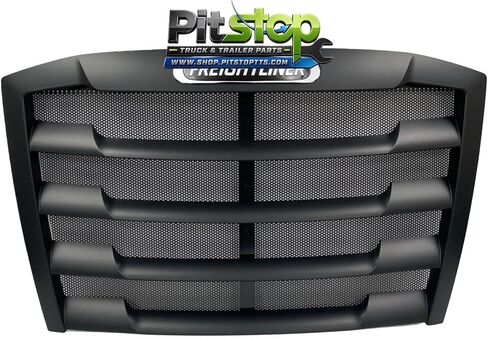 Black Hood Grille Compatible with Freightliner Cascadia 2018-2024 w/Emblem & Bug Screen in Saudi Arabia