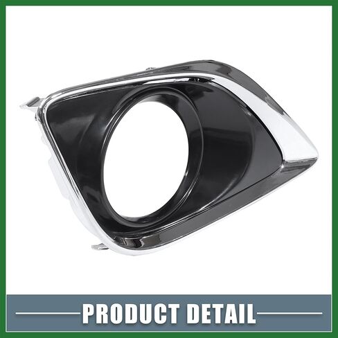 Motoforti الجانب الأيسر الأيمن شبكة مصابيح الضباب غطاء الكسوة 520400T010 520300T010 لتويوتا فينزا 2013 2014 2015 2016 أسود 1 زوج طويلة الأمد in Kuwait