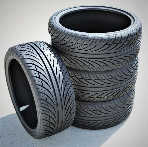 مجموعة من 2 إطارات Venom Power Ragnarok Zero X Summer Passenger Car عالية الأداء - 235/35R19 235/35ZR19 235/35/19 235/35-19 91W نطاق التحميل XL 4-Ply BSW جدار جانبي أسود UTQG 420AA in Saudi Arabia