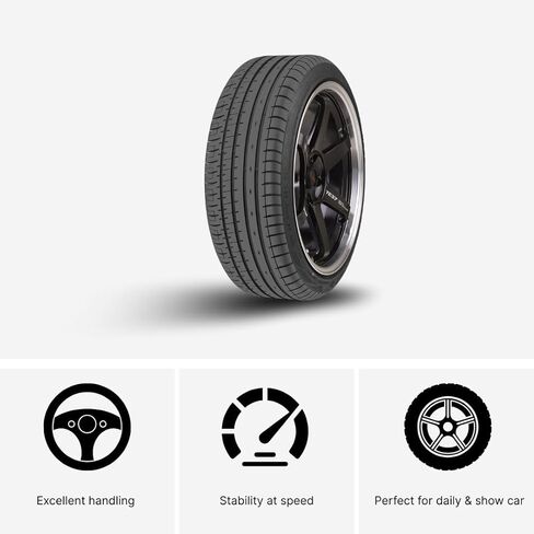 Accelera Phi-R All-Season Truck/SUV High Performance Radial Tire-245/55R17 245/55ZR17 245/55/17 245/55-17 102W Load Range SL 4-Ply BSW Black Side Wall UTQG 400AA in Kuwait