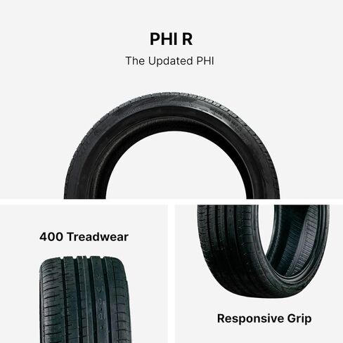 Accelera Phi-R All-Season Truck/SUV High Performance Radial Tire-245/55R17 245/55ZR17 245/55/17 245/55-17 102W Load Range SL 4-Ply BSW Black Side Wall UTQG 400AA in Kuwait