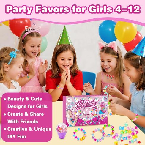 ZMLM 24 Pack Charm Bracelet Making Kit for Girls 4-12, Jewelry Making Kit, Friendship Bracelet Kit, Birthday Party Favors, Goodie Bag Stuffers, Arts Crafts for Kids, Classroom Prizes, Return Gifts in Saudi Arabia
