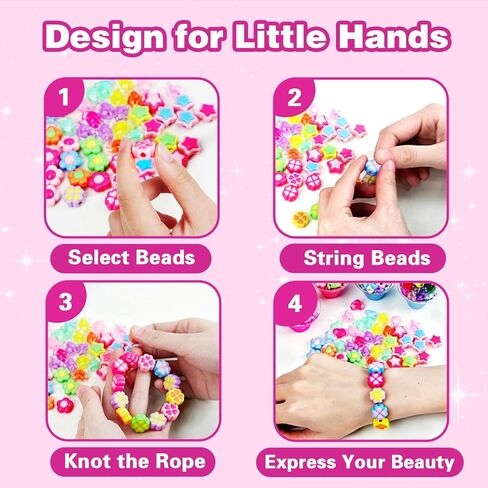 ZMLM 24 Pack Charm Bracelet Making Kit for Girls 4-12, Jewelry Making Kit, Friendship Bracelet Kit, Birthday Party Favors, Goodie Bag Stuffers, Arts Crafts for Kids, Classroom Prizes, Return Gifts in Saudi Arabia