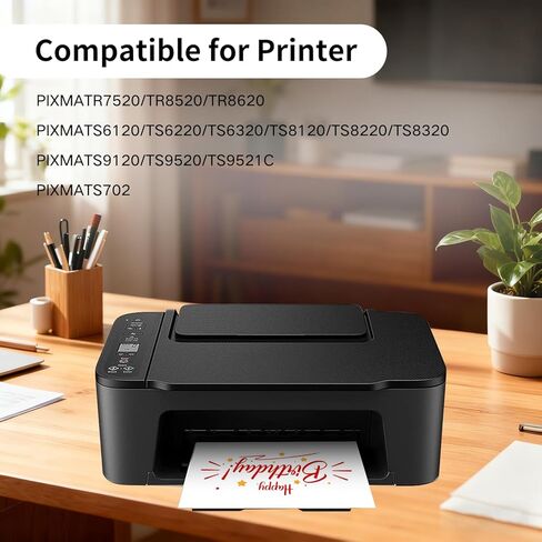 Ink Cartridges PGI-280XXL CLI-281XXL, 280281 Ink Cartridge Compatible for PIXMA TS6120 TS6220 TS6320 TS8120 TS8220 TS8320 TR7520 TR8520 TR8620 TS9120 TS9520 TS9521C TS702 (5 Color Pack) in Saudi Arabia