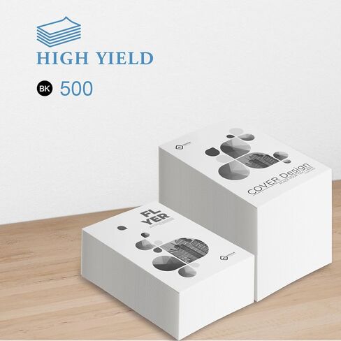 خرطوشة حبر سوداء Weemay LC501XL LC501 XL LC501XL2PK (2-أسود، 1000 صفحة) متوافقة مع خراطيش الحبر Brother LC501 LC501XL BK للطابعة Brother MFC-J1260W MFC-J1360DW MFC-J1410DW (أسود) in Kuwait