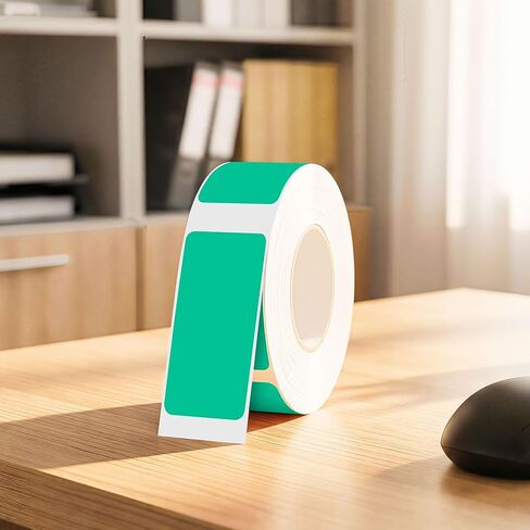 Aqua Self-Adhesive Thermal Label Tape 14mm x 40mm (0.55"x1.57"), 160 Labels per Roll, Thermal Sticker Paper Works with D30 Label Maker, Perfect for Organizing Home, Office in Kuwait