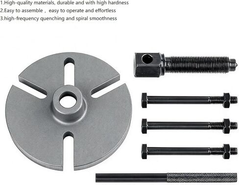 Upgrade Flywheel Stator Magneto Puller,Universal Flywheel Stator Magneto Puller w/Bolts Compatible with Suzuki Yamaha YBR 125 Motorcycle Scooter ATV Dirt Bike and More in Saudi Arabia