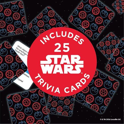 لغز الصور المقطوعة مزدوج الجوانب من Ridley's Games Star Wars Death Star - أحجية تجميع 1000 قطعة لمحبي البالغين - تتضمن 25 بطاقة تريفيا - الإطار عند الانتهاء in Kuwait