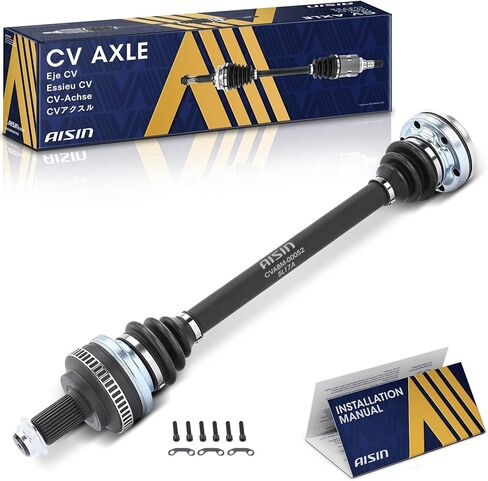 AISIN AFTERMARKET CVABM-00052 Rear Left CV Axle Assembly - Compatible with BMW 330i 2001-2005, 330Ci 2001-2006 in Kuwait