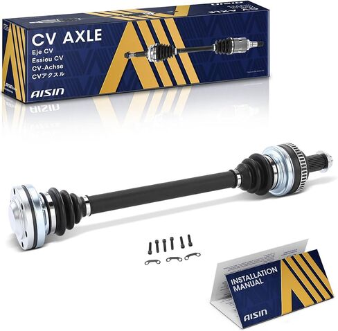 AISIN AFTERMARKET CVABM-00052 Rear Left CV Axle Assembly - Compatible with BMW 330i 2001-2005, 330Ci 2001-2006 in Kuwait