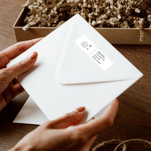 10 Sheets 800 Pcs 80 Up 0.5"x1.75" Shipping Address Barcode Labels for Laser & Inkjet Printers, 1.75" x0.5 FBA Labels on US Letter, 80 per Sheet Return Address Labels, 80 per Page in Saudi Arabia