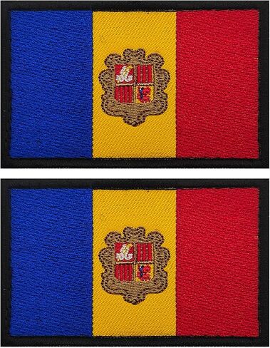 2PCS Europe Latvia Flag Patch Embroidered Morale Patch Military Tactical Patches Hook and Loop Applique Fastener in Saudi Arabia