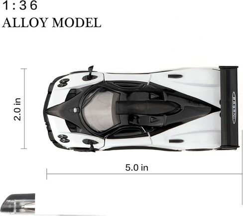TOKAXI 1/36 Scale Pagani Zonda Diecast Cars Models,Pull Back Vehicles Pagani Zonda Toy Cars,Cars Gifts for Boys Girls in Kuwait