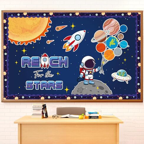 Travel Theme Bulletin Board Decorations Set with Borders Vintage Let The Adventure Begin Cutouts Decor for Teachers Explore Voyage Motivational for Class School Classroom Bulletin Board Decoration in Kuwait