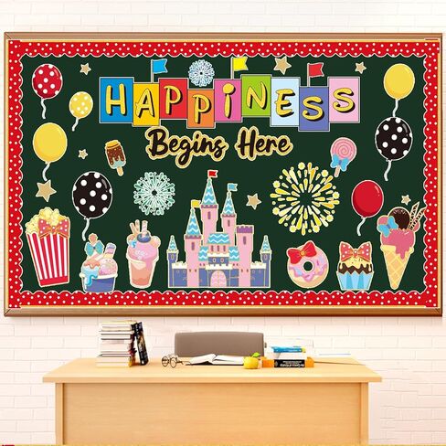 Travel Theme Bulletin Board Decorations Set with Borders Vintage Let The Adventure Begin Cutouts Decor for Teachers Explore Voyage Motivational for Class School Classroom Bulletin Board Decoration in Kuwait