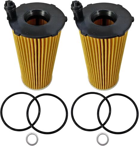 Engine & Cabin Air Filter (Front & Rear) & 2 Pack Oil Filters Fit for 2022-2026 Kia Carnival V6 3.5L Replace 28113-L1000 97133-R0000 97133-R0500 26320-3N000 in Kuwait