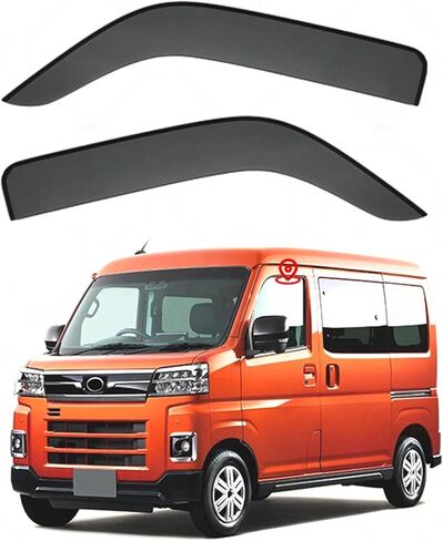 عاكس النافذة الجانبية لـ Daihatsu HIJET MK11-S700-S710 2022-2025، واقيات النوافذ واقيات المطر والرياح وظلال فتحات التهوية وغطاء درع الملحقات in Kuwait