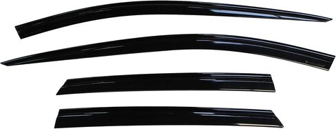 AUTOCLOVER Tape-On Rain Guards Window Visors 4 Pcs Set for Toyota Corolla 2020 2021 2022 2023 2024 2025 / Window Deflectors, Out-Channel Vent Shades (Smoked) in Kuwait