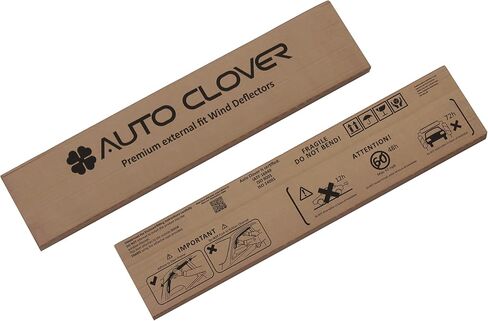AUTOCLOVER Tape-On Rain Guards Window Visors 4 Pcs Set for Toyota Corolla 2020 2021 2022 2023 2024 2025 / Window Deflectors, Out-Channel Vent Shades (Smoked) in Kuwait