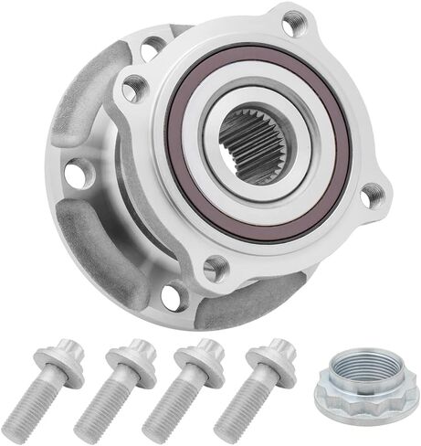 512361H - REAR Premium Wheel Hub Bearing Assembly Compatible With 2007-2018 BMW X5 [Non-M Models], 2015-2019 BMW X6 [sDrive35i, xDrive35i, xDrive50i Models ONLY - Without performance brakes] in Kuwait