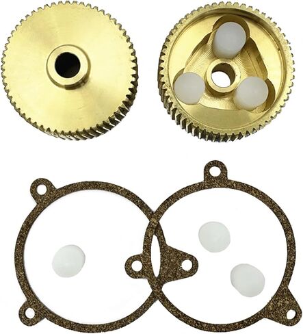 16507923 Headlight Motor Repair Kit with HD Brass Gear Fits for Chevy Corvette 1988-1996 5.7L 16507925, 1651005, 16507926, 16507924 in Kuwait