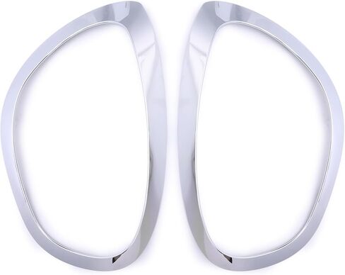 Headlight Lamp Cover Trim Bezel Frame Styling for Mini Cooper Countryman 2017-2023, Front Headlamp Door Cover Trim Headlight Lamp Trim Ring Cover Replace 51137388118 51137388117 in Kuwait