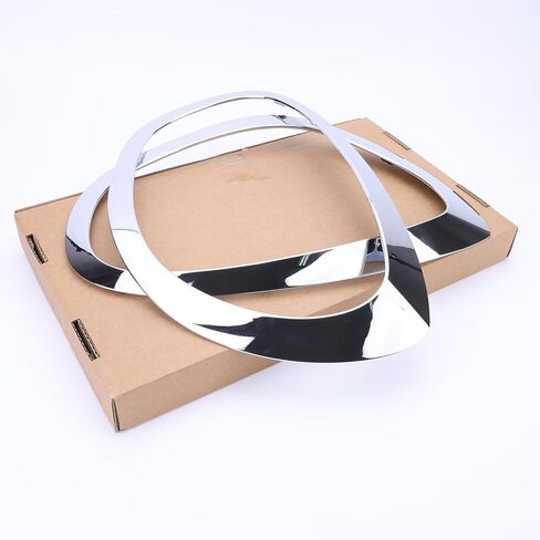 Headlight Lamp Cover Trim Bezel Frame Styling for Mini Cooper Countryman 2017-2023, Front Headlamp Door Cover Trim Headlight Lamp Trim Ring Cover Replace 51137388118 51137388117 in Kuwait