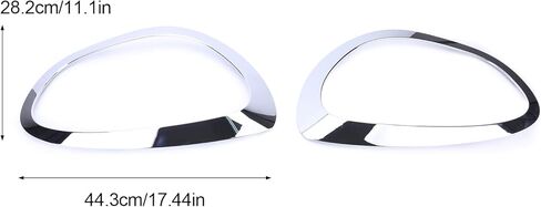 Headlight Lamp Cover Trim Bezel Frame Styling for Mini Cooper Countryman 2017-2023, Front Headlamp Door Cover Trim Headlight Lamp Trim Ring Cover Replace 51137388118 51137388117 in Kuwait