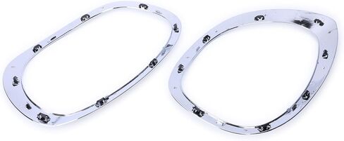 Headlight Lamp Cover Trim Bezel Frame Styling for Mini Cooper Countryman 2017-2023, Front Headlamp Door Cover Trim Headlight Lamp Trim Ring Cover Replace 51137388118 51137388117 in Kuwait