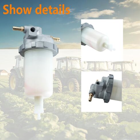 AM881823 Fuel Water Separator Filter Compatible with John Deere Tractor 2032R 3033R 3036E 3043D,Mower Deck 72 60, Mower1445 1505 1515 in Saudi Arabia