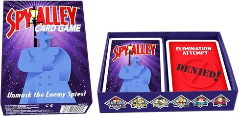 SPY ALLEY Card Game Bundled with Spy Trap Card Game. Family Friendly Strategy Games in Saudi Arabia