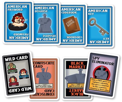 SPY ALLEY Card Game Bundled with Spy Trap Card Game. Family Friendly Strategy Games in Saudi Arabia