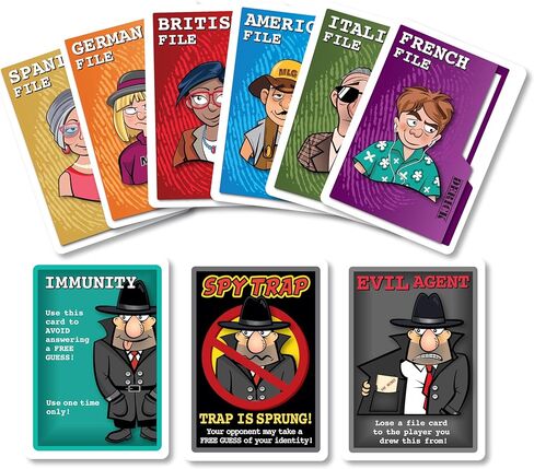 SPY ALLEY Card Game Bundled with Spy Trap Card Game. Family Friendly Strategy Games in Saudi Arabia