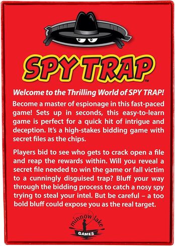 SPY ALLEY Card Game Bundled with Spy Trap Card Game. Family Friendly Strategy Games in Saudi Arabia