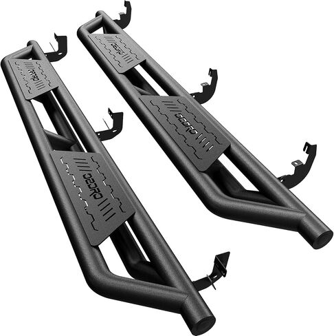 AUTOSAVER88 Running Boards w/Two Raised Steps Compatible with 2015-2026 Chevy Colorado/GMC Canyon Crew Cab, Two Stairs Side Steps Rail Drop Nerf Bars in Kuwait