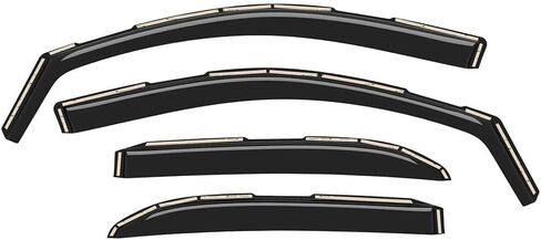 Window Deflectors Smoke Tinted in-Channel Side Window Vent Visor Deflectors Rain Guards Compatible with Chevrolet (Chevy) Traverse 2024-2026 - 4 pcs. GW0997 in Saudi Arabia