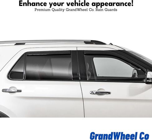 Window Deflectors Smoke Tinted in-Channel Side Window Vent Visor Deflectors Rain Guards Compatible with Chevrolet (Chevy) Traverse 2024-2026 - 4 pcs. GW0997 in Saudi Arabia