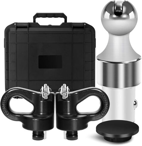 38K LBS GTW 2-5/16 inch Ball, 60692 Gooseneck Ball Hitch Kit Puck System Fit for Ford F250/F350/F450, GMC Sierra 2500/3500 HD, Chevrolet Silverado 2500/3500 HD，with Box in Saudi Arabia