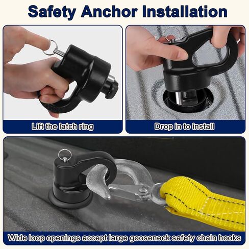 38K LBS GTW 2-5/16 inch Ball, 60692 Gooseneck Ball Hitch Kit Puck System Fit for Ford F250/F350/F450, GMC Sierra 2500/3500 HD, Chevrolet Silverado 2500/3500 HD，with Box in Saudi Arabia