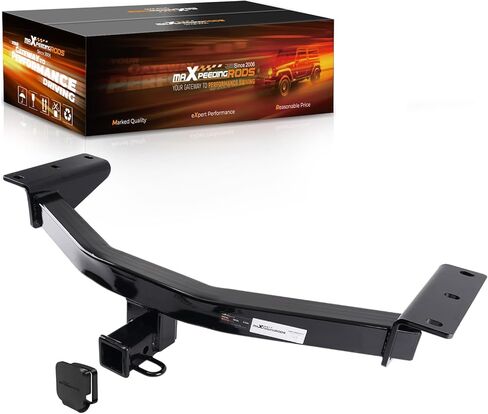 maXpeedingrods Class 3 Trailer Hitch Receiver with Rubber Hitch Cover, Rear Tow Hitch, 2 inch Receiver Compatible with Honda Passport 2019-2025, Bolt-On in Kuwait