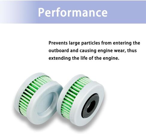2PCS 16911-ZZ5-003 Outboard Fuel Filter Elements Compatible with Honda Outboard 40/50/60HP BF40D BF50D BF60A BFP60A in Kuwait